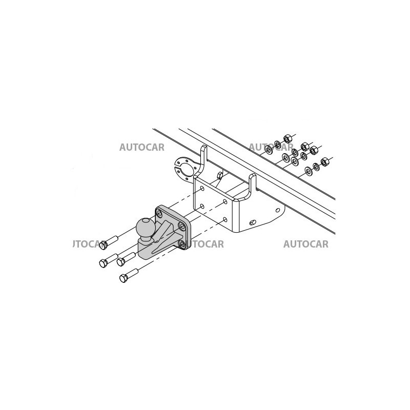 Ťažné zariadenie pre Renault Alaskan