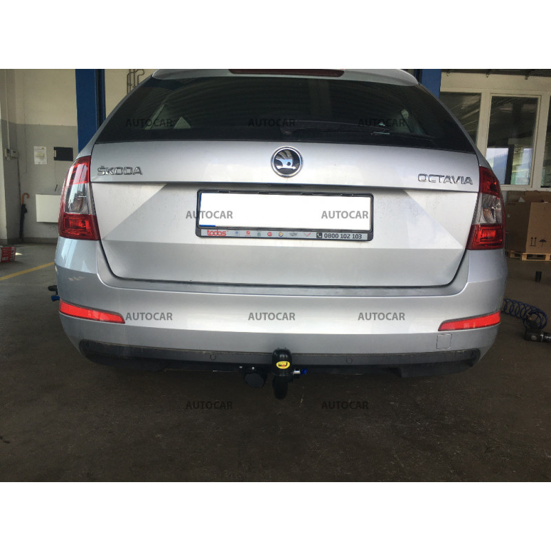 Ťažné zariadenie pre Škoda OCTAVIA III. - odnímateľný vertikálny bajonetový systém