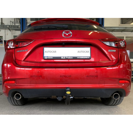 Ťažné zariadenie pre Mazda 3 - J36A - 5 dv. - odnímateľný vertikálny bajonetový systém