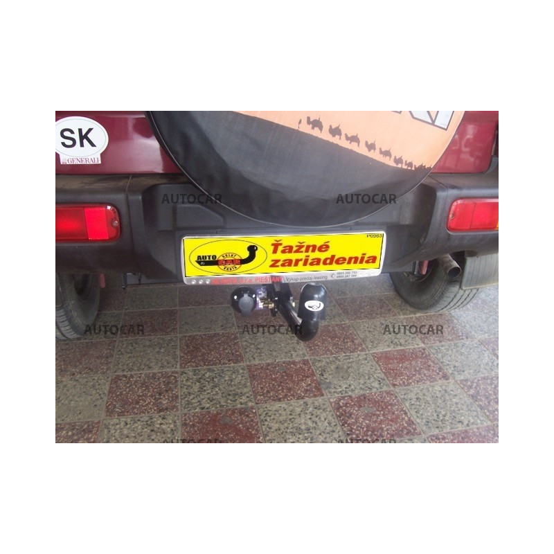 Ťažné zariadenie pre JIMNY - 3/5dv., pasuje aj na r. 2005 - skrutkový systém - od 1998 do 