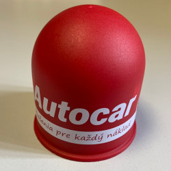 Krytka na guľu plastová - červená