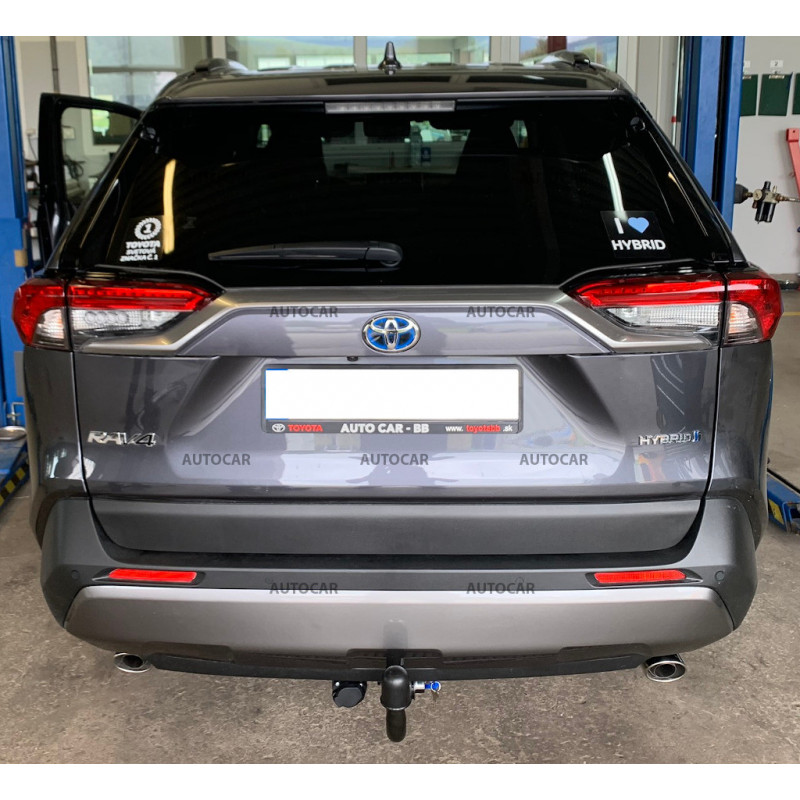 Ťažné zariadenie pre Toyota RAV 4 - odnímateľný vertikálny bajonetový systém