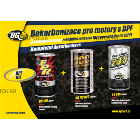 BG 6575 KIT Dekarbonizácie DPF