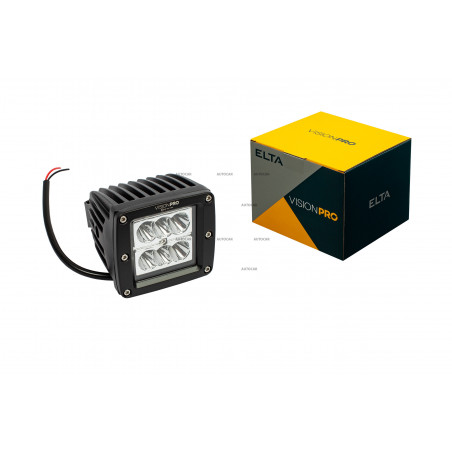 Pracovné svetlo Vision PRO 6LED * 3W/18W pevné uchyt.,10-30V, ECE R10