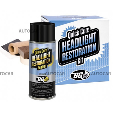 BG 876 KIT Renovácia svetlometov - QUICK CURE HEADLIGHT