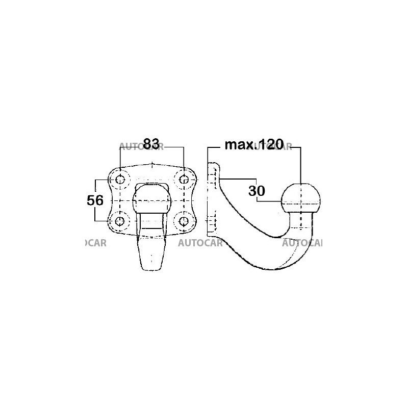 Ťažná guľa Westfalia