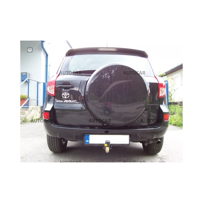 Ťažné zariadenie pre RAV 4 - 5 dv - s rezervným kolesom na zad. dv. - automatický systém - od 2006 do 2009