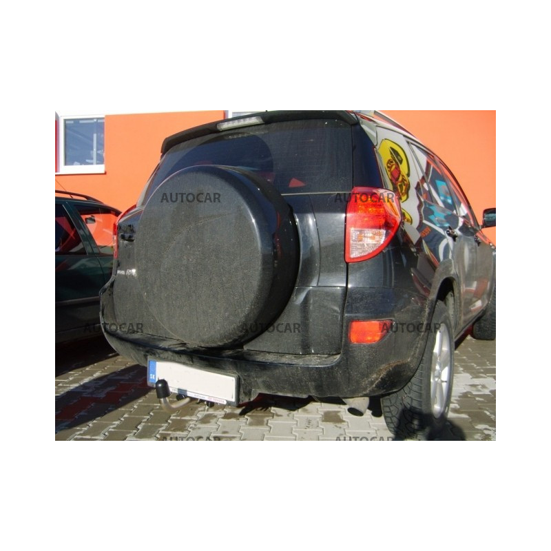 Ťažné zariadenie pre RAV 4 - 5 dv. s rezerv. kolesom na zadnych dverach - automatický systém - od 2009 do 