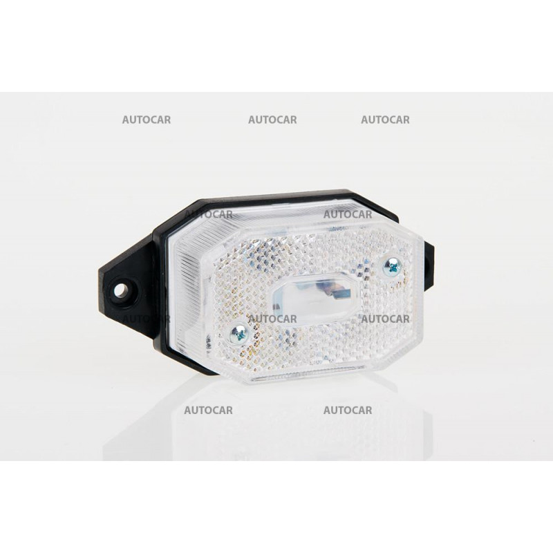 Lampa obrysová biela