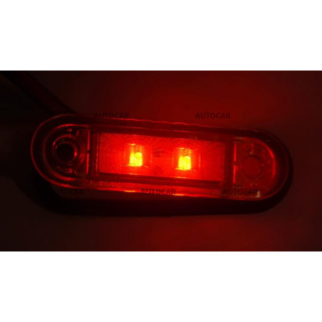Obrysové svetlo LED červené