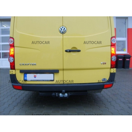 Ťažné zariadenie pre Volkswagen CRAFTER - Dodávka bez schodíka - Rázvor 3,665 / 4,325 m - skrutkový systém