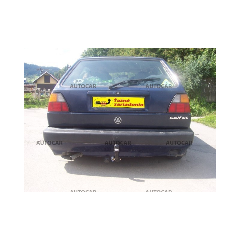 Ťažné zariadenie pre Volkswagen GOLF II. - široký nárazník - skrutkový systém