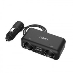 Rozdvojka do zásuvky zapaľovača s 2x USB