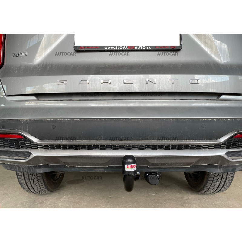 Ťažné zariadenie pre Kia SORENTO - odnímateľný vertikálny bajonetový systém