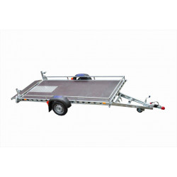 Prívesný vozík PSSB na prepravu snežných skútrov
