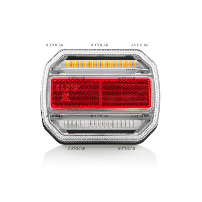 4-funkčné LED zadné svetlo s dynamickou smerovkou - ľavé