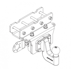 Ťažné zariadenie pre Jeep GLADIATOR - skrutkový systém