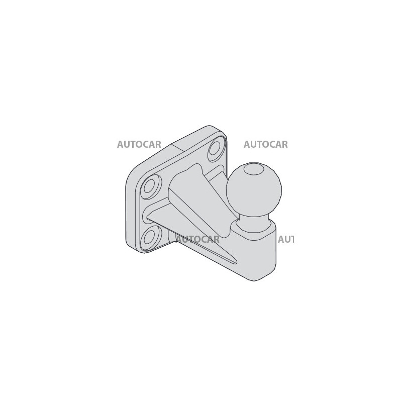 Ťažná guľová spojka KH4-1 - vert. zaťaž. 150 kg
