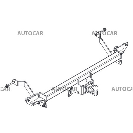 Ťažné zariadenie pre Opel MOVANO - Dodávka L1, L2, L3 - skrutkový systém