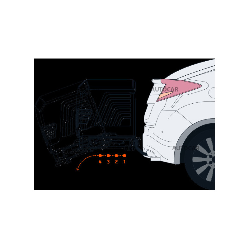 Prepravný box na ťažné zariadenie Towbox V3 - čierny