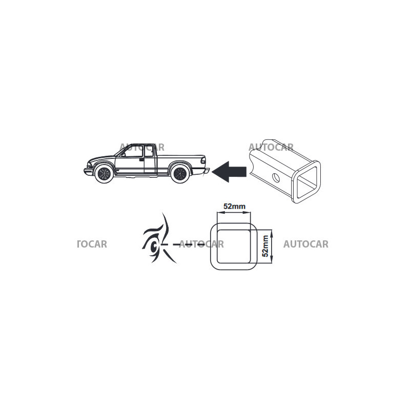 Guľa pre americké ťažné zariadenie (AH-7)