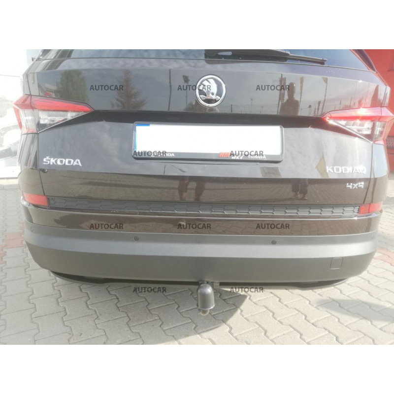 Ťažné zariadenie pre Škoda KODIAQ - odnímateľný vertikálny bajonetový systém