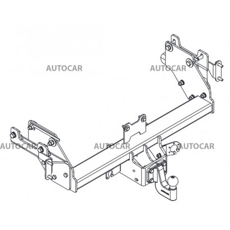 Ťažné zariadenie pre Dodge RAM 1500 - DS - skrutkový systém