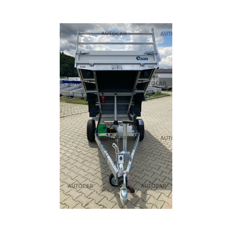 Jednostranne elektricky sklopný prívesný vozík Debon PW0 LUX