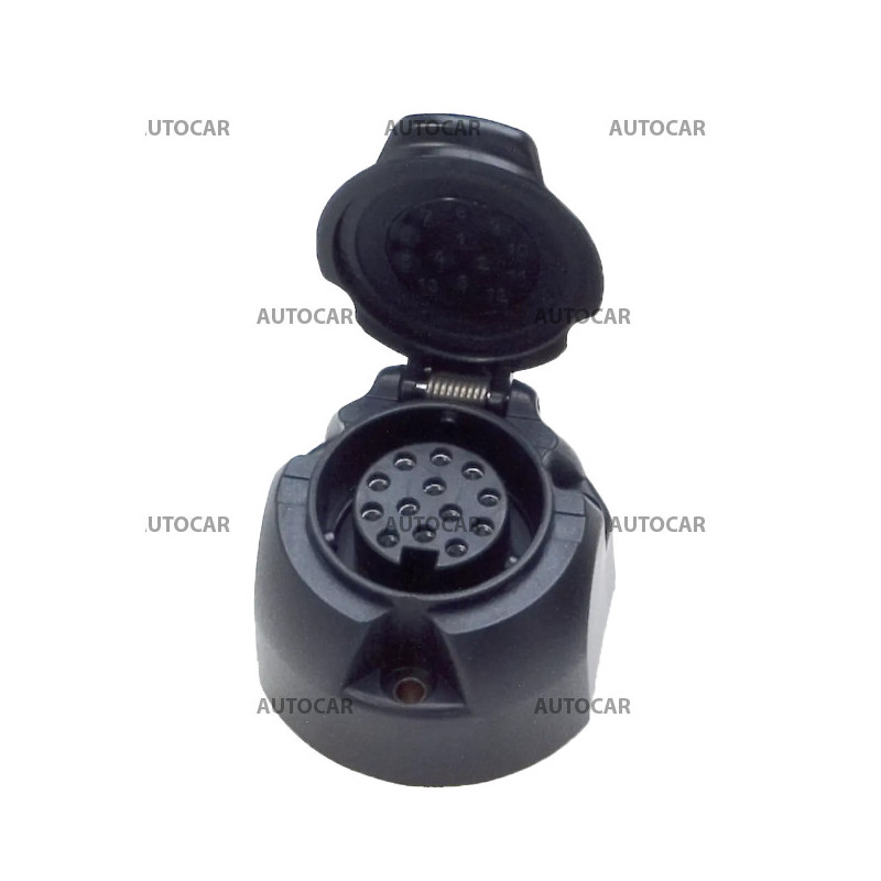 Zásuvka 13P / 12V s mikrospínačom