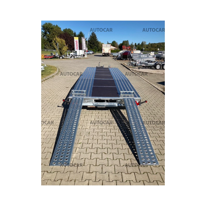 Trojnápravový brzdený autoprepravník Jupiter 6m 3,5t 3-nápr.