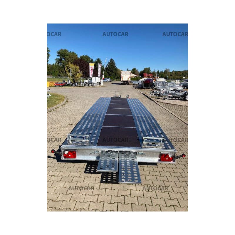 Trojnápravový brzdený autoprepravník Jupiter 6m 3,5t 3-nápr.