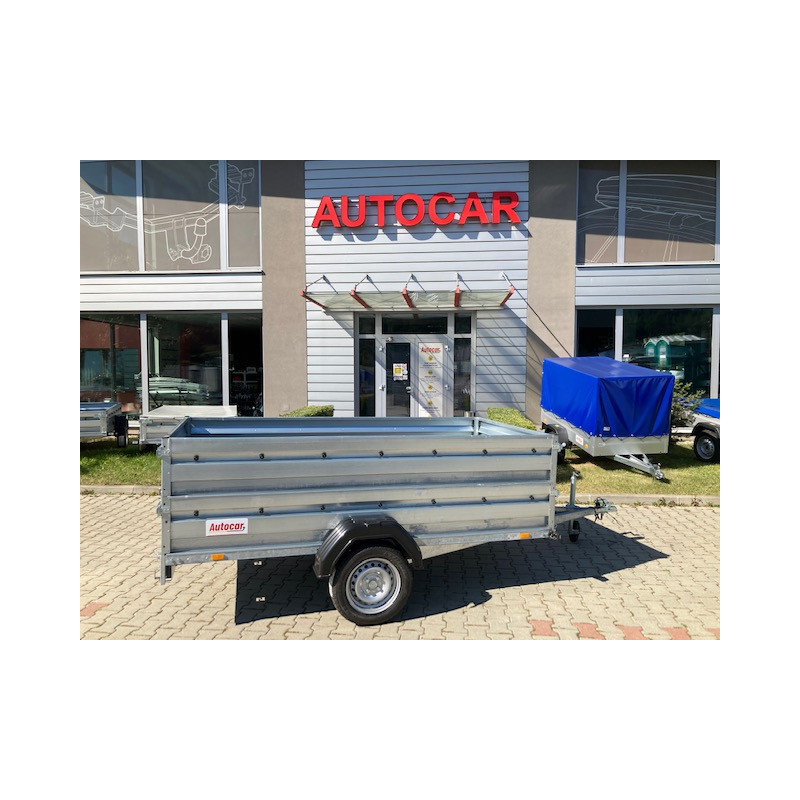 Sklopný prívesný vozík A 265U nadstavbové bočnice