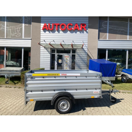 Sklopný prívesný vozík Autocar 725 SP nadstavbové bočnice Sklopný prívesný vozík Autocar 725 SP nadstavbové bočnice