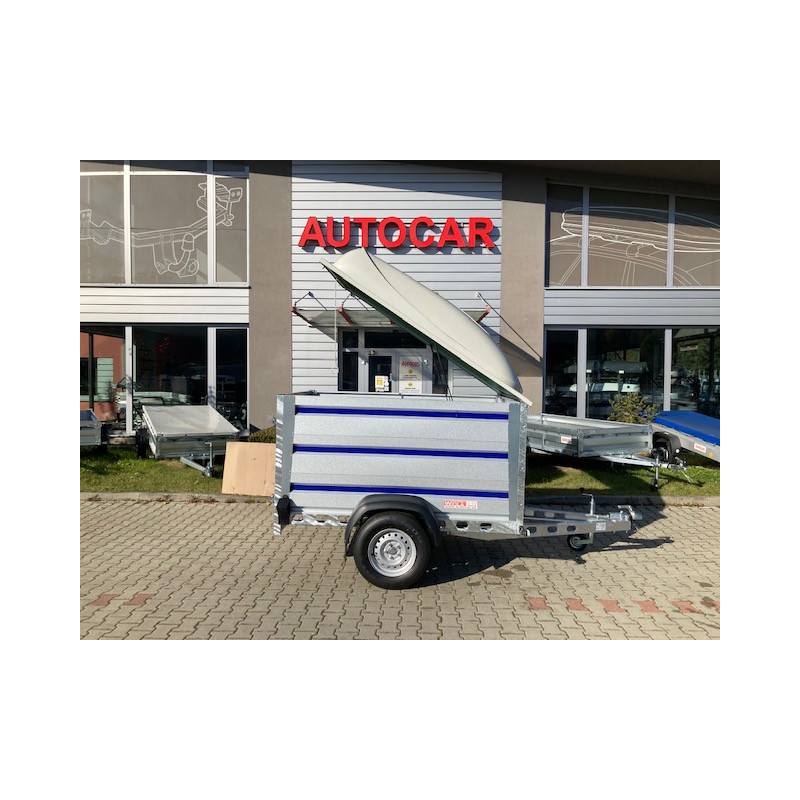 Prívesný vozík Kujawiak s krytom zosilnený na 1,3t