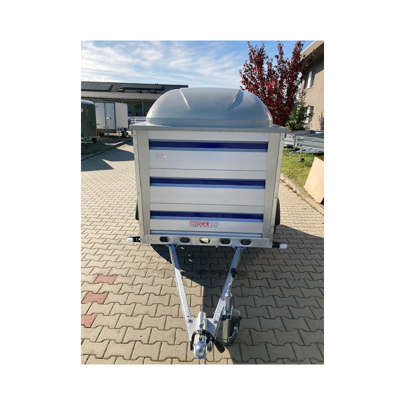 Prívesný vozík Kujawiak s krytom zosilnený na 1,3t