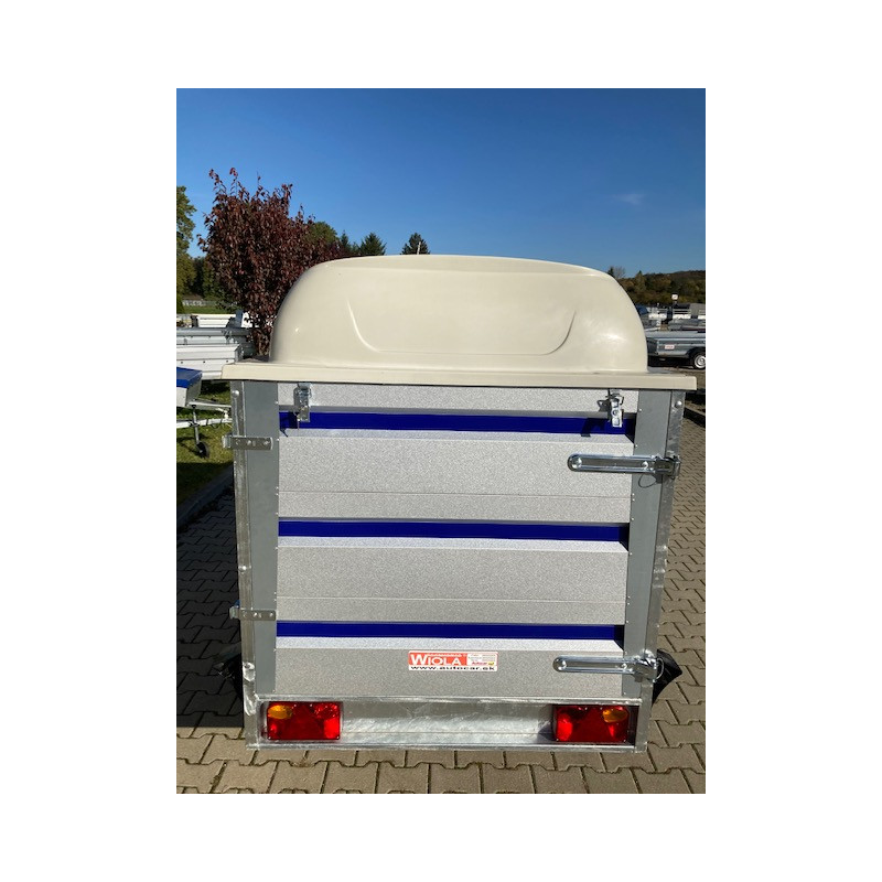 Prívesný vozík Kujawiak s krytom zosilnený na 1,3t