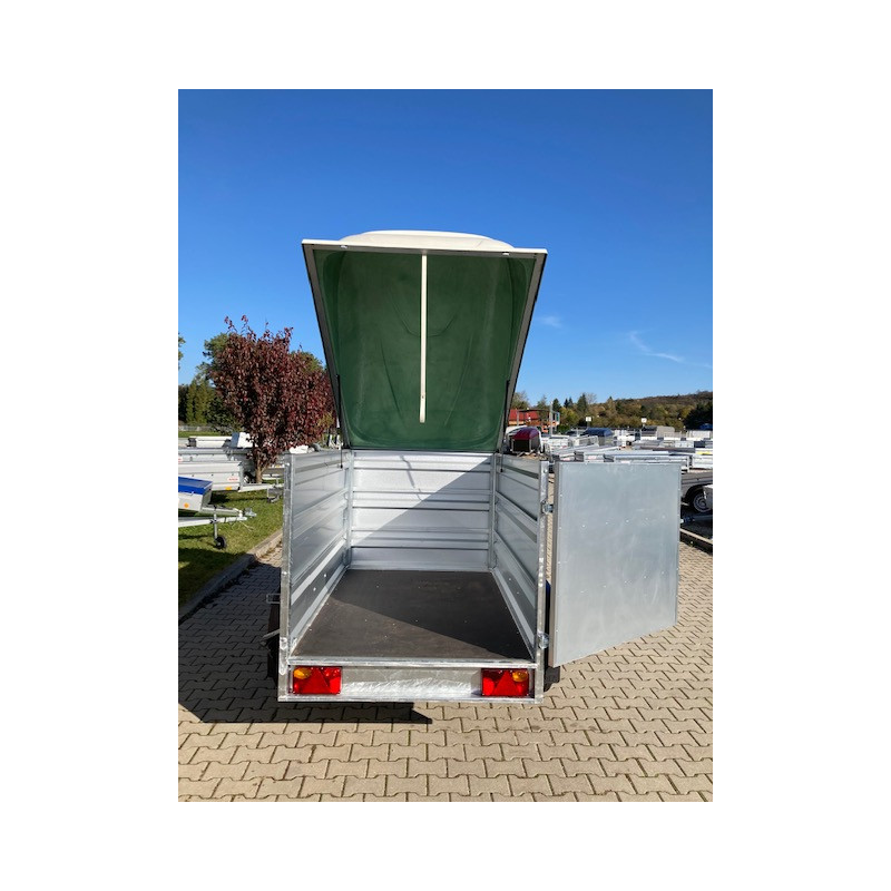 Prívesný vozík Kujawiak s krytom zosilnený na 1,3t