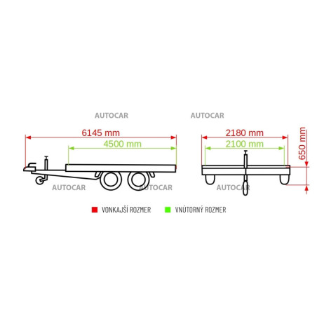 Univerzálny prepravník ATLAS 4,5m 3,5t