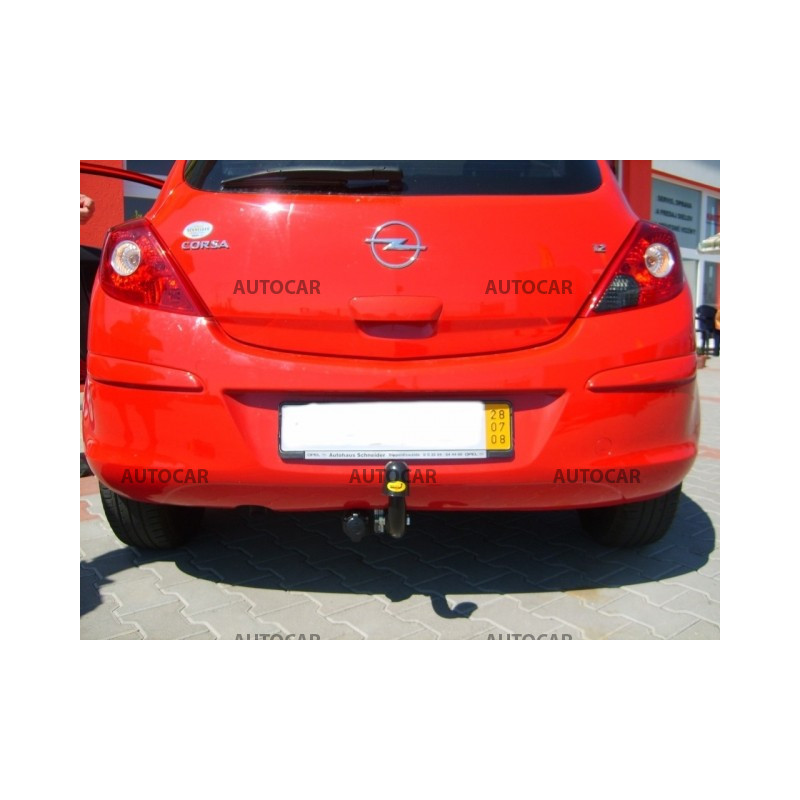 Ťažné zariadenie pre CORSA - "D" 3,5dv - skrutkový systém - od 2006 do 