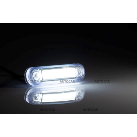Biele obrysové LED svetlo 12/30V