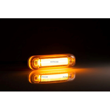 Žlté obrysové LED svetlo 12/30V