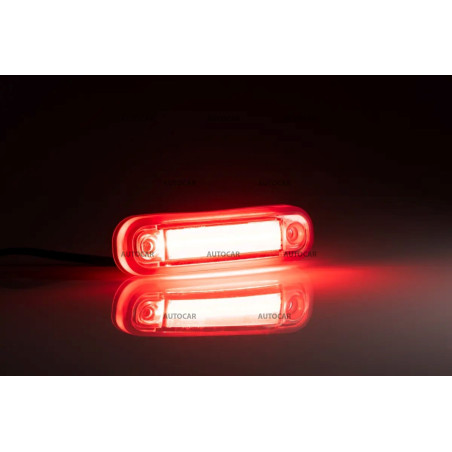 Červené obrysové LED svetlo 12/30V