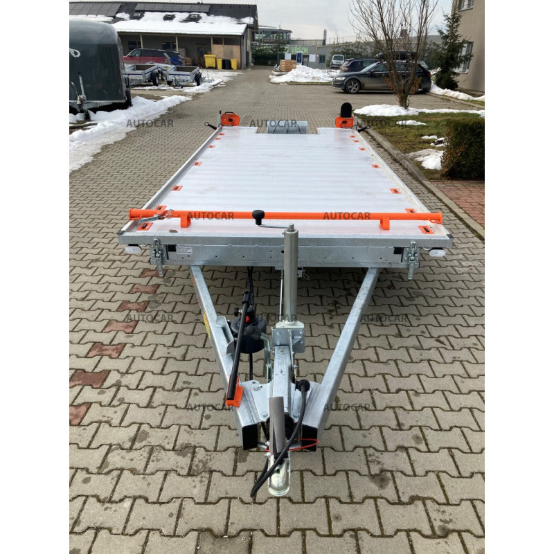 Dvojnápravový brzdený sklopný autoprepravník Imola 27.43