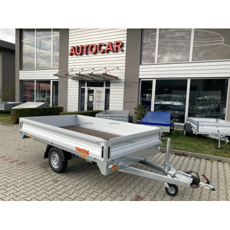 Jednonápravový brzdený prívesný vozík Cargo Light DX 10.26