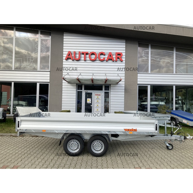 Dvojnápravový brzdený prívesný vozík Cargo Light E 27.4