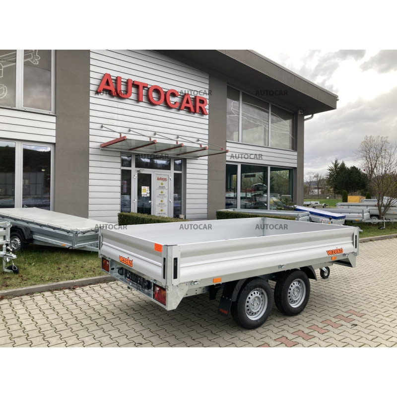 Dvojnápravový brzdený prívesný vozík Cargo D30.3