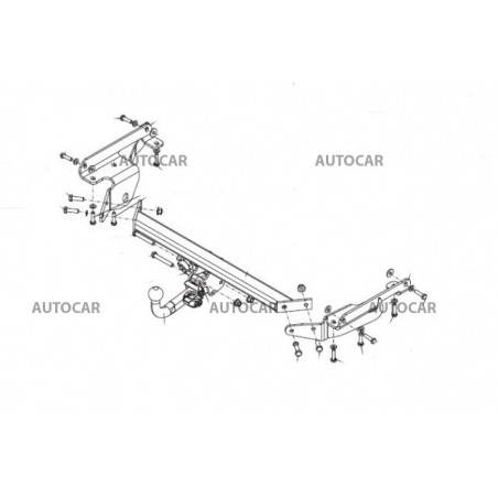 Ťažné zariadenie pre MURANO - SUV, ( Z 50, Z 51 ) - automatický systém - od 2004 do 