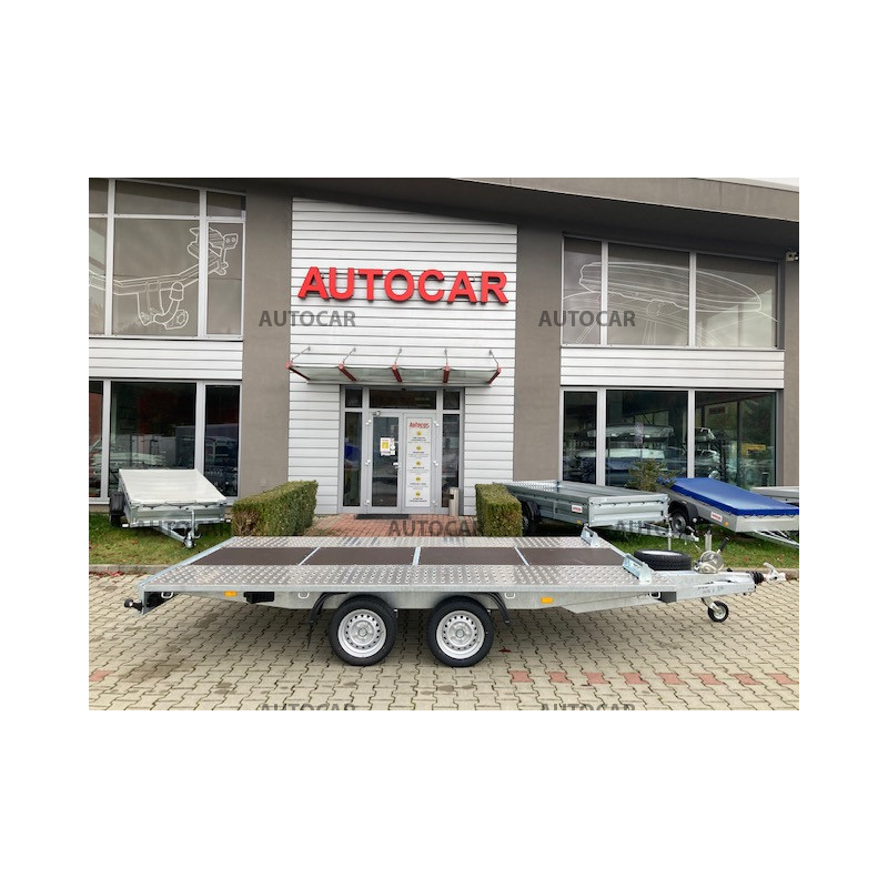 Dvojnápravový brzdený autoprepravník Mars 4m 2,7t