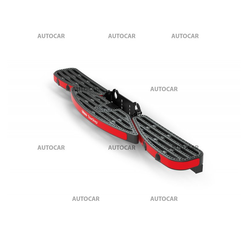 Nástupný schodík na ťažné zariadenie - čierny