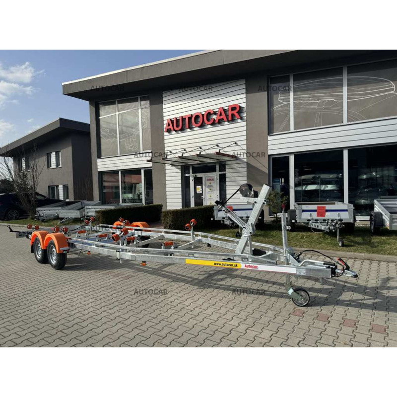 Dvojnápravový brzdený prepravník lodí P2700-8 Lux